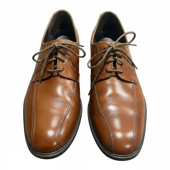 Mephisto Brown Leather Oxford Comfort Shoes Men’s Walking Work Business Casual main image 7